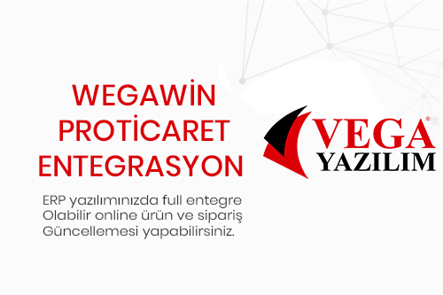 ProTicaret ETicaret - VegawinWin Entegrasyonu B2B Modülü