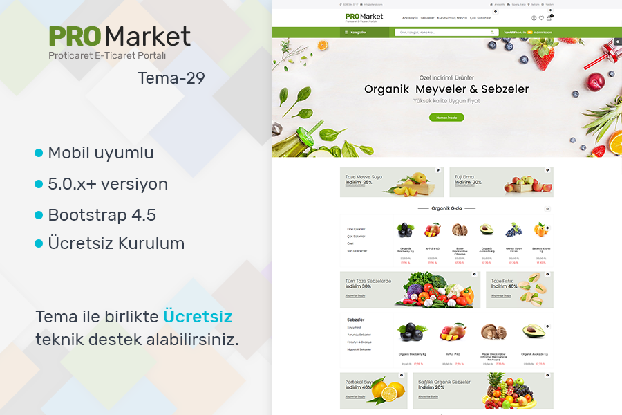 ProTicaret Organik Market Teması 29