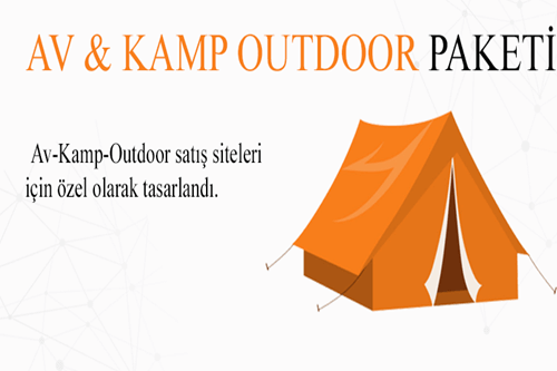 ProTicaret Av - Kamp - Outdoor E-Ticaret Paketi