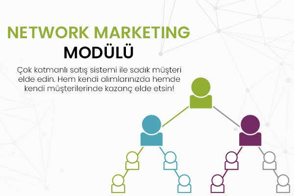 Network Marketing ETicaret Modülü (500 Üye)