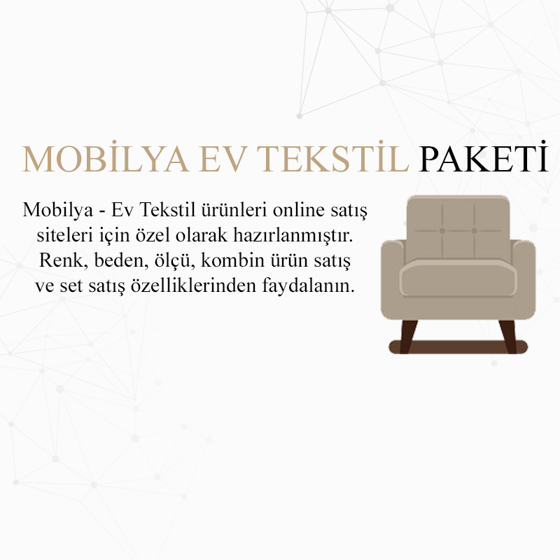 ProTicaret Mobilya - Ev Tekstil E-Ticaret Paketi
