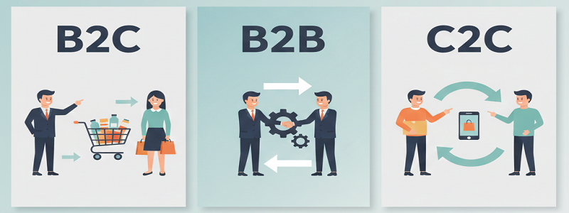 b2c e-ticaret farkları 