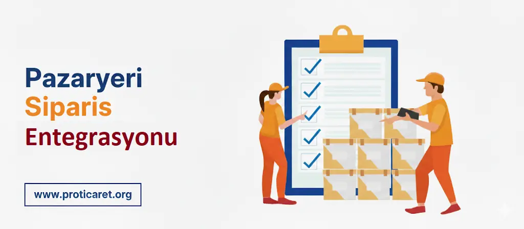 E-ticaret pazaryeri sipariş entegrasyonu - Proticaret e-ticaret rehberi